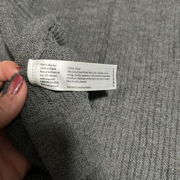 Eileen Fisher Wool Cardigan - Picture 4 of 5